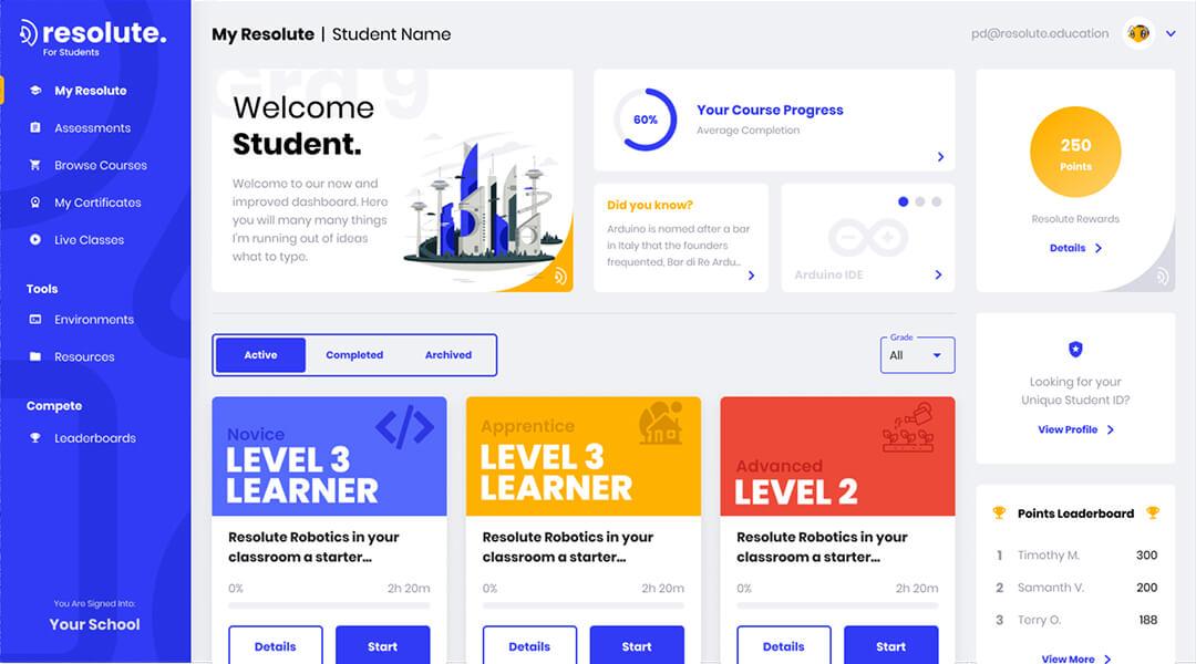 Learner Dashboard