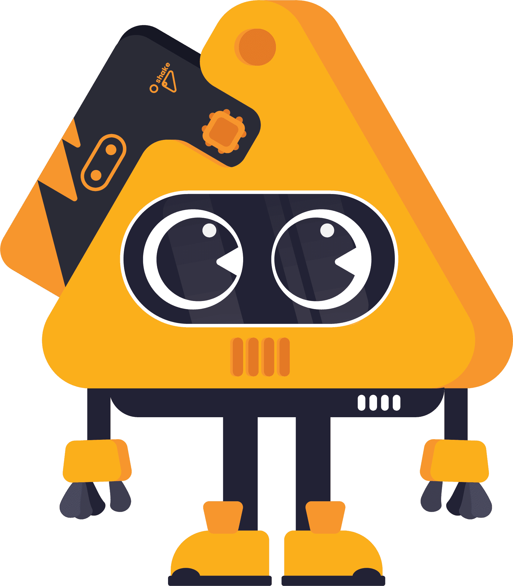 Cheddar Robot Character